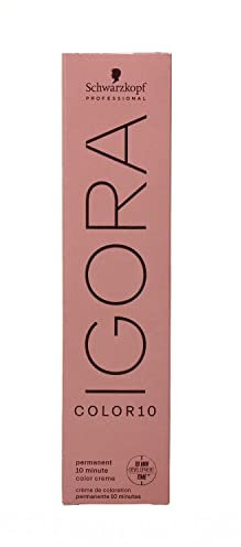 Schwarzkopf Professional Igora Color10 - Crema colorante permanente per capelli, n. 7-1, biondo medio, 60 ml