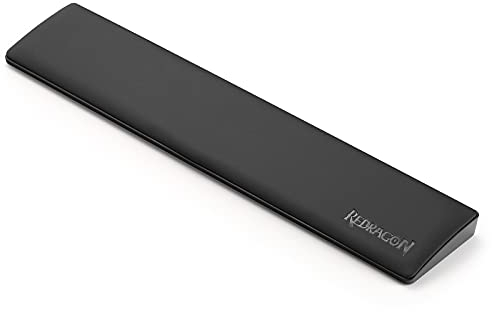 Redragon P036 Meteor M Computer Tastatur Handballenauflage, Ergonomische Handballenauflage aus weichem Memory-Schaumstoff mit rutschfester Gummibasis, 80% 87 Tasten TKL Größe, Schwarz