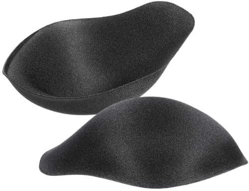 Amosfun 2 StüCk Herren 3D Slipeinlagen Badehose Mit U-Form Push-up Polster, Schwarz, Komfort Und Stil FüR MäNner