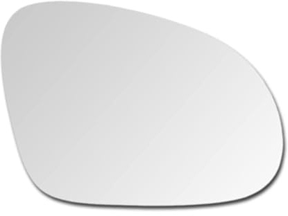 Ersatzspiegelglas Spiegelglas zum Kleben Außenspiegel Rechts Sphärisch Konvex passend für VW GOLF V 2003-2008