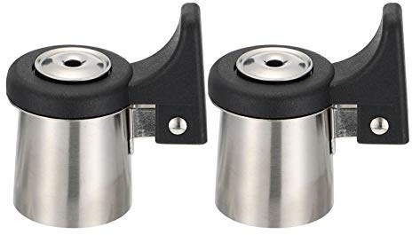 UPKOCH Whistling Kettle Flute Water Boiling Alarm – 2pcs Silver Replacement Flute Set with Easy Installation and Use for Home Kitchen and Professional Tea Brewing