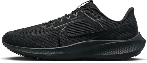 NIKE Men's Air Zoom Pegasus 40 Sneaker, Black Black Anthracite, 9 UK