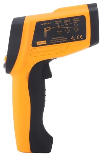 Alvinlite Infrarot-Thermometer (Nicht Für Menschen), Berührungslose Digitale Laser-Temperaturpistole, ‑30~1150 ℃ (-22~2102 ℉), IR-Laser-Thermometer, Tragbares Temperaturmessgerät