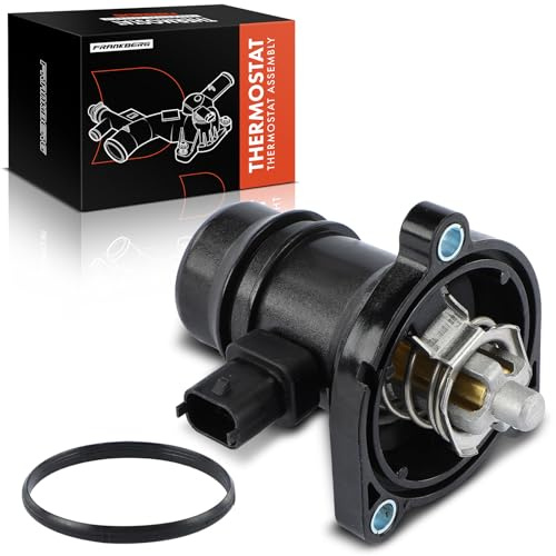 Frankberg Termostato de refrigerante con junta y carcasa 55593033 | Compatible con: Corsa D S07, Astra J Saloon, Aveo Hatchback T300, Cruze Hatchback J305, Astra J P10
