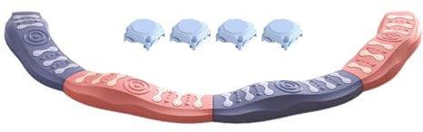 Barra de equilibrio para niños, juguete activo de equilibrio – Juego de barras de equilibrio de obstáculos, barra de obstáculos apilable, estabilidad mejorada, diseño de textura para motricidad fina