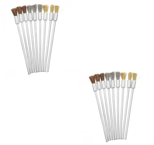 SOLUSTRE 2ensembles Brosse Métallique Rotative Pour Perceuse Électrique Accessoire De Nettoyage Et Élimination Pour Débavurage Et Préparation Soudure