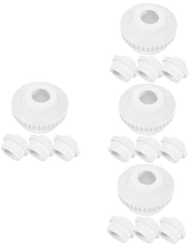 POPETPOP 4 Juegos Chorros De Masaje para Piscina Redes De Alberca para Limpieza Piscina Infantil para Portavasos para Piscina sobre El Suelo SPA Inflable El Plastico 4 Uds * 4