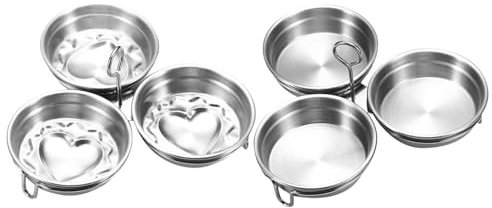 Hueveras para pocher de huevos, bolsa de huevos | 3 sartenes de acero