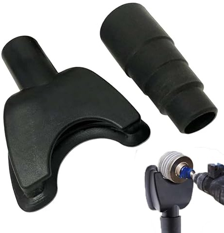 Drill Dust Collector, Electric Drill Vacuum Cleaner Extraction Accessories, Labor-Saving Hands Free Plastic Bowl for Removing Debris, for Drilling, Woodworking, and DIY Projects (Black)