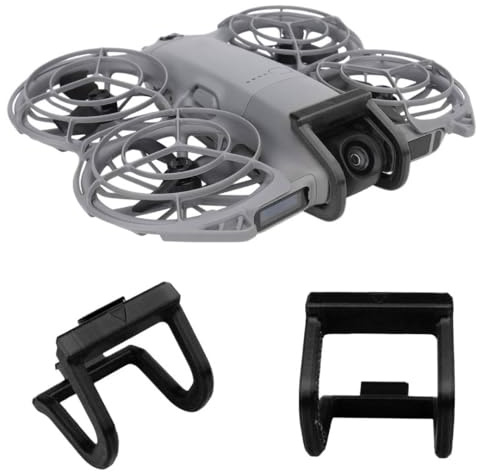 2 st gimbal stötskydd för DJI Neo 2, anti-kollision fullständigt skydd kameralinsskydd reptåligt och slagtåligt skyddsstång för DJI Neo 2 drönare tillbehör (svart)
