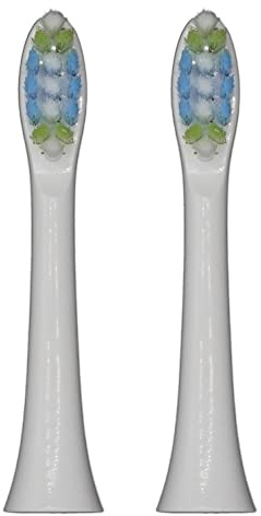 DENTACARE PEARLMASTER Original Optimal Clean Zahnbürstenaufsätze, 2er-Pack, WEISS