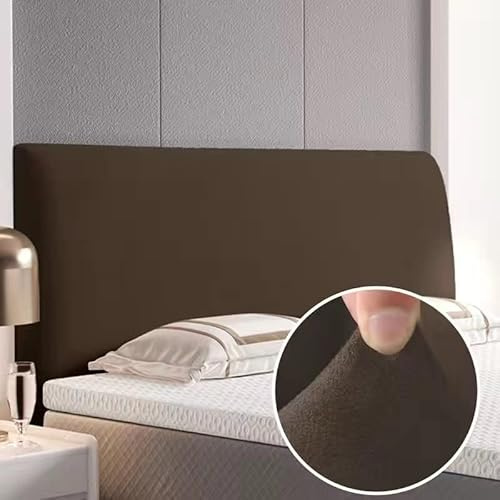 Elastische Bett Bettkopfteil Hussen Bettkopfteil Bezug Kopfteilabdeckung 160/180/200CM StaubhüLle Bett Kopf Abdeckung Staubdicht Kopfteil Hussen Einfarbig Boxspringbett Kopfteilbezug