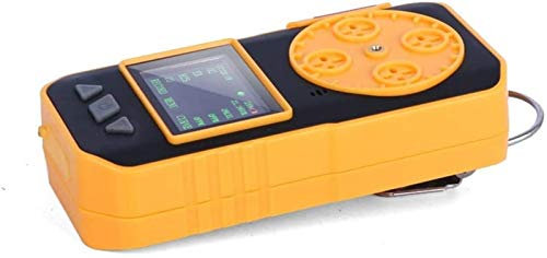 Samnuerly 4 in 1 Gas Detector, O2/CO/H2S and EX Flammable Gas Analyzer Monitor Toxic Gas and Harmful Gas Leak Detector with Pump durable