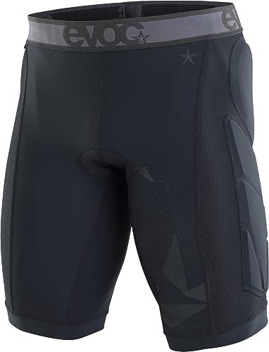 EVOC Crash Pants & Crash Pants Bike, Radlerhose (inkl. Hüftprotektoren und Schutzpolster, S.Café-Technologie gegen Gerüche, maschinenwaschbar)