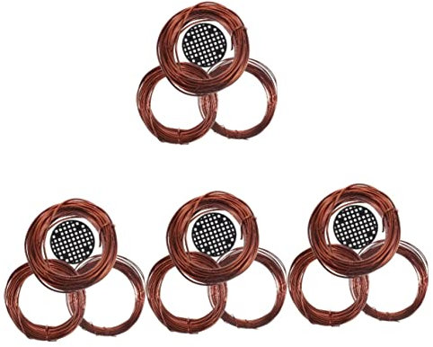 GANAZONO 4 Sätze Aluminiumdrahtsatz Metallrahmen Diy-kits Webset Garten Klettergerüst Drähte Draht Zum Modellieren Von Bonsai-bäumen Gartendraht Bonsai-draht Selbstgemacht Plastik Kabel