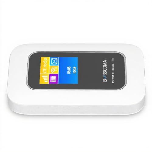 Routeur WiFi Hotspot Mobile, Hotspot WiFi Portable 5G 4G LTE Connectez jusqu'à 10 Appareils, WiFi Portable sans Fil Haute Vitesse pour Voyage