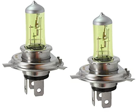 H4 12 V-100 W/90 W Xenon-Gaslampe, Goldgelb, 1 Paar, einfache Installation, hohe Sichtbarkeit bei Nacht