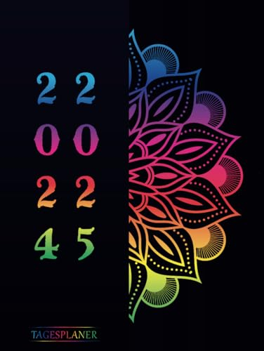 Tagesplaner 2024/2025: 380 Seiten Kalender 1 Seite 1 Tag, Buchkalender Din A4, Juli 24 - Juni 25, Terminplaner mit Uhrzeit, Zusätzlich zu Feiertagen, To do, wichtigen Notizen