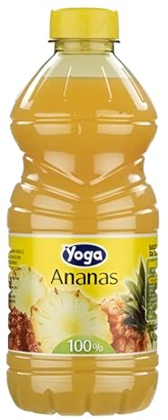 Yoga Succo di Frutta Ananas 100% PET Con Beccuccio 1000 ml x 6
