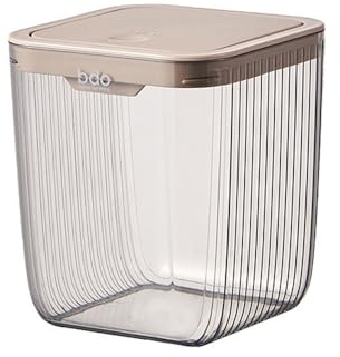 Koomuao Liemuao Mini Poubelle de Table avec Couvercle, Petite Poubelle Hermétique Anti-Odeur pour Bureau,Salle de Bain Cuisine et Chambre Plastiques Stockage pour Nourriture pour Animaux