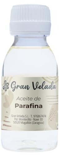 Gran Velada - Parafina Líquida 5L | Aceite mineral para productos cosméticos | Ideal para cremas, lociones y productos de cuidado personal a gran escala