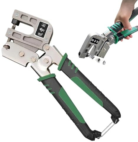 Pinze perforatrici, pinze perforatrici,Strumenti da soffitto per punzonatura - Pinze perforatrici multiuso in metallo, per forare soffitti, pareti divisorie e controsoffitti