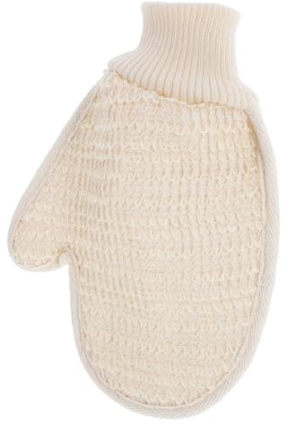 Luxshiny Badehandschuh für Herren und Damen Peeling-duschhandschuh mit Sisal Körperwaschhandschuhe für Spa und Dusche Strapazierfähiger Waschhandschuh