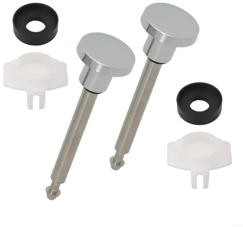 2 Sets of Bathtub Diverter Components for Reliable Leak Repair and Maintenance (Silver)