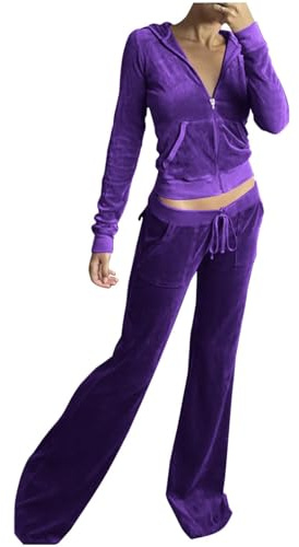 Chandal Mujer Completo Terciopelo Conjunto Deportivo Invierno Otoño Original Ropa Deportiva Dos Piezas Talla Grande Chaqueta Moda Sudaderas con Cremallera Y Pantalones Conjuntos Deportivos Fitness