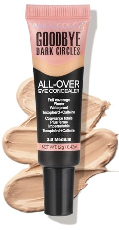 Correttore Liquido per Occhi, Copre Efficacemente le Occhiaie, Idratante, a Lunga Durata e Illuminante, Adatto a Tutti i Tipi di Pelle(03#Medium)