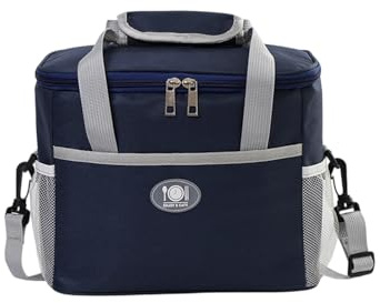 Pochettes alimentaires isothermes multi-usages, sac à déjeuner de randonnée, sac à déjeuner épais et étanche avec bandoulière réglable pour bureau, travail, pique-nique