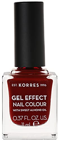 Korres Sweet Almond Nail Colour – 59, vinröd, 11 ml