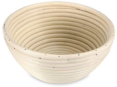Städter Banneton Corbeille à Pain Rond 17 cm, en rotin, Beige, 17 cm