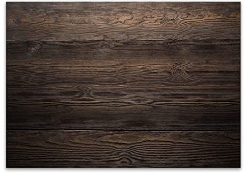 Lot de 100 sets de table en papier motif bois foncé I dv332 I DIN A3 I Sets de table Sets de table en papier moderne jetable élégant