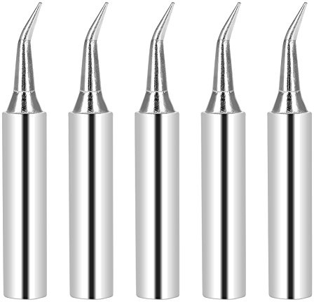 Broco Soldering Iron Tips, 5Pcs 900M-IS Soldering Iron Tips Solder Tip Tool Replacement Solder Iron Tips Soldering Station Tool for 936 Rework Station