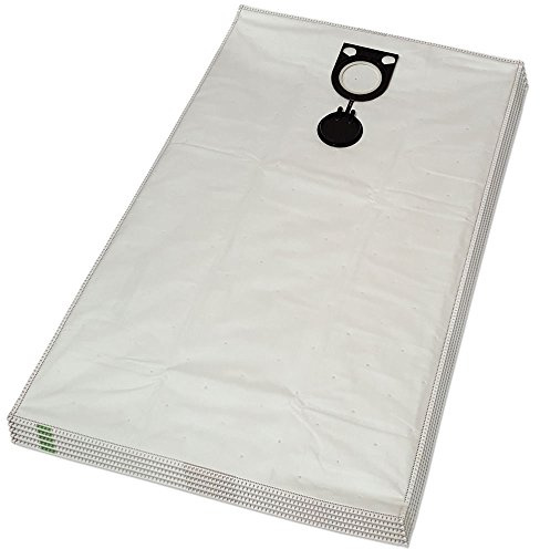 MohMus 5 Microfibra Bolsas de Aspiradora para STARMIX NSG/NTS/HS/GS Serie con envases de 45, 50, 55 litros e ISC de 50 litros