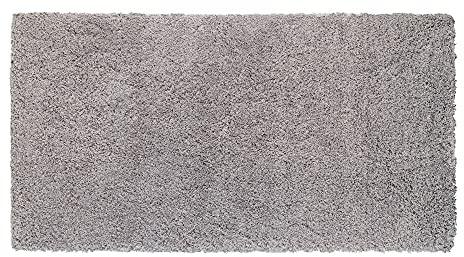PANA Vienna Premium Badmatta • Hög floor badrumsmatta • Duschmatta • Toalettmatta • halkfri • absorberande • Storlek: 80 x 150 cm • Färg: Grå