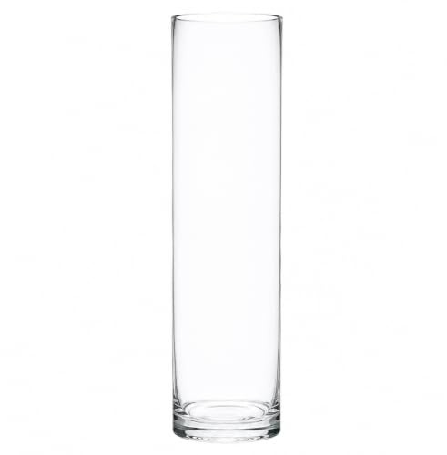 Floralcraft® 60cm Tall Clear Glass Cylinder Vase 15cm x 60cm – Large Thick Glass Flower Vase for Pampas Grass, Wedding Centrepieces, Floating Candle Holder & Home Event Décor