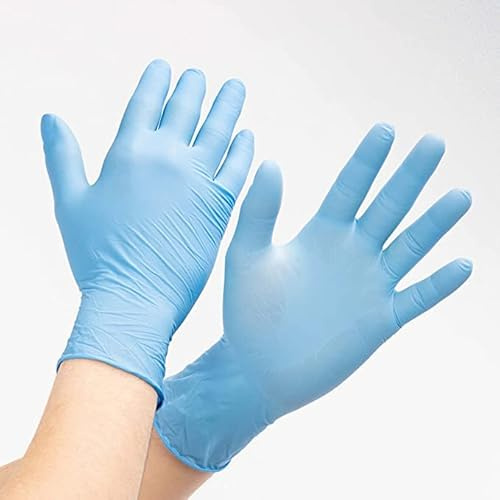 Areso Guantes Nitrilo 100 Unidades Guantes Desechables Guantes Limpieza Guantes Mecanico Guantes Tattoo Guantes De Laboratorio - Guantes Nitrilo Talla S M L XL