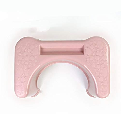 Collic Toilettenhocker Toilettenstuhl Stuhl Kinder Plastik Fußschabel Verdickte Hocker Badezimmer Schlupfhocker Erwachsener Toilettenhocker Fest Und Langlebig/Rosa/33,5 * 45,5 * 19Cm