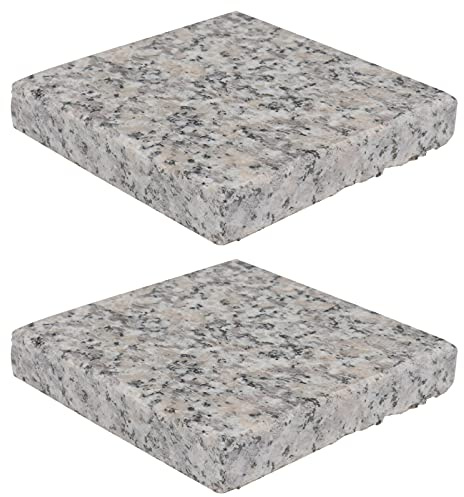 ULTECHNOVO Hamster Cool Granite Stone, 2Pcs Small Animal Cooling Mat Marble Stone Rabbit Sleeping Cooling Pad Plate for Summer Hamster Guinea Pigs Rabbit Chinchilla Bedding Supplies