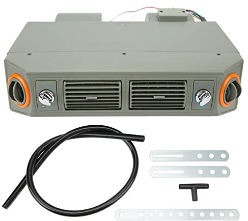 Conjunto de Acondicionador de Aire, Ajuste de Temperatura de 3 Velocidades bajo el Tablero AC para Coches Camiones RVs Campers (24V)