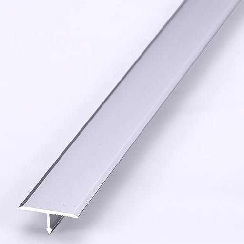 T-Form Boden Übergangsprofil 15mm 20mm 33mm 40mm Übergangsleiste Aluminium Übergangsschiene Bodenlücke Flacher Trennstreifen 90cm Bodenleiste Abdeckleiste Für Holz Zu Fliesen ( Color : Silver , Size :