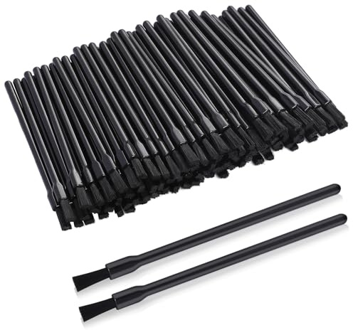 100 Pcs Lip Brushes Disposable Nail Polish Brushes Disposable Lip Brushes Lip Wand Disposable Applicators Lipstick Lip Gloss Wands Nail Polish Brush Multifunctional Makeup Brushes for Women