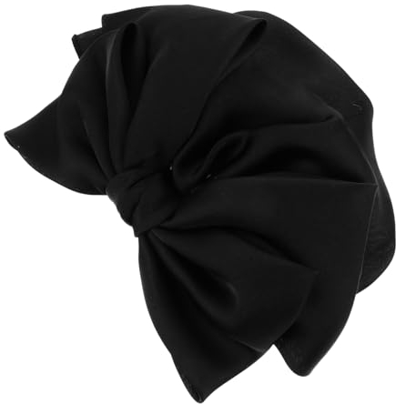 minkissy 2 Stück Haarspangen Mit Schleife Beutel Haarspangen Für Mädchen Schwarze Damen-Haarknoten-Abdeckung Schleife Snood Netz Haarspange Haarnetz