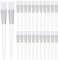 24 Pcs Facial Mask Brushes for Cosmetic Makeup Soft Hair Facial Mud Mask Applicator Transparent Face Mask Brush Multifunctional Beauty Tool for Facial Mask Body Lotion or Mixed Mask