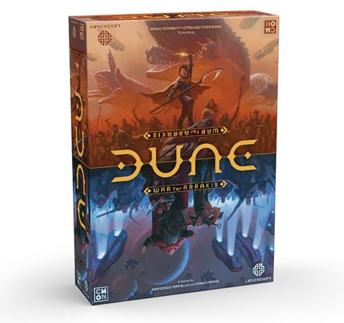 Dune: War for Arrakis Brettspiel CORE Box – Tabletop Miniatures Strategiespiel mit asymmetrischem Gameplay für Kinder und Erwachsene, ab 14 Jahren, 1-4 Spieler, 120 Minuten Spielzeit, hergestellt von