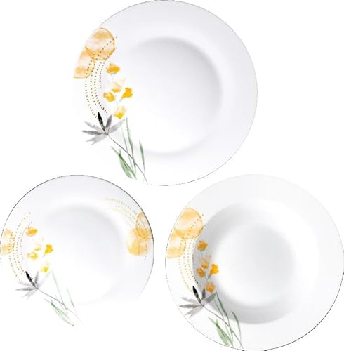 Servizio di Piatti da Tavola in Ceramica Estate 18 Pezzi