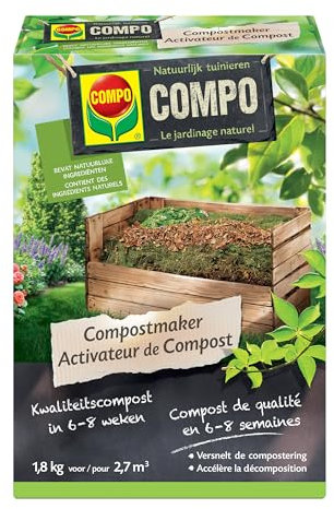 Compo Compostmaker a Base di ingredienti Naturali per Un Compost di qualità in 6-8 Settimane, 1,8 kg