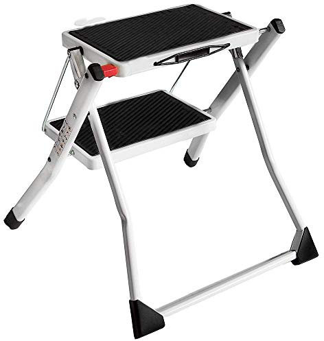 Marchepied pliable à 3 marches antidérapant pour la maison, la cuisine, le garage, le bureau, capacité de 150 kg, échelle pliante multi-usage